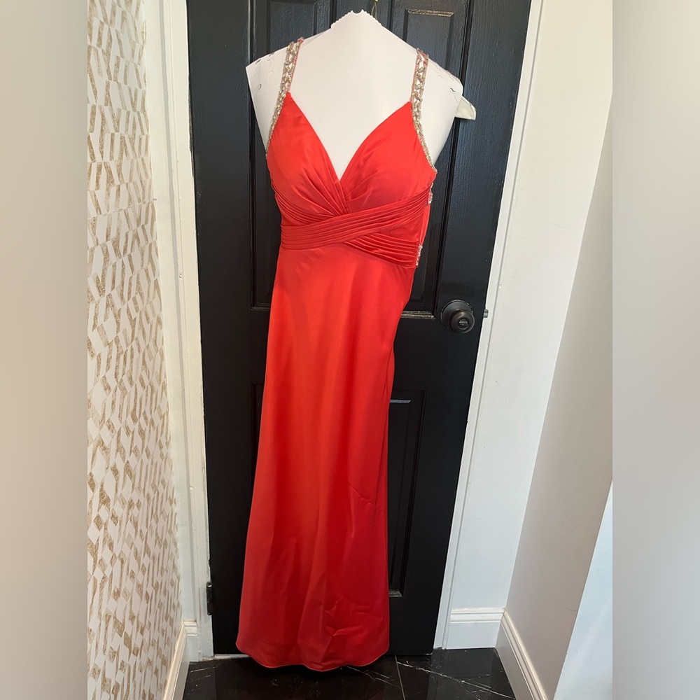 Coral Prom dress